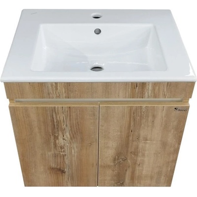 Triano Шкаф долен Ели 55 cm, цвят 34232 с умивалник Linea 8115650001041 (73870)