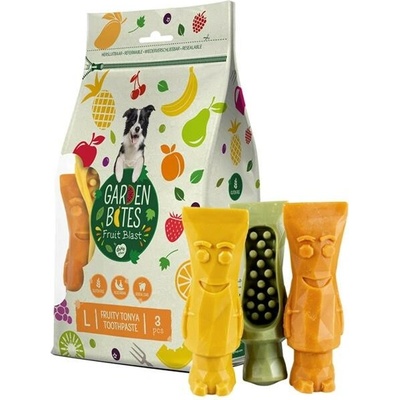 DUVO+ Garden Bites fruity Tonya - zubná pasta L 13,5 cm 3 ks / 270 g ovocné