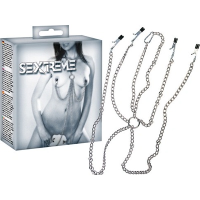 SEXTREME Svorky s retiazkou