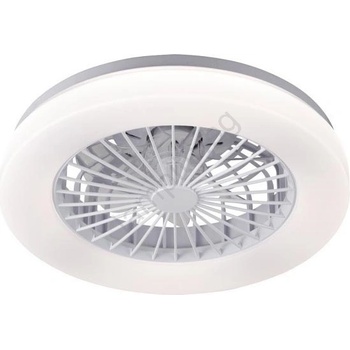 Kobi Led димируемо таванно осветително тяло с вентилатор ventelux led/24w/230v сребристо + дистанционно управление (kb0636)