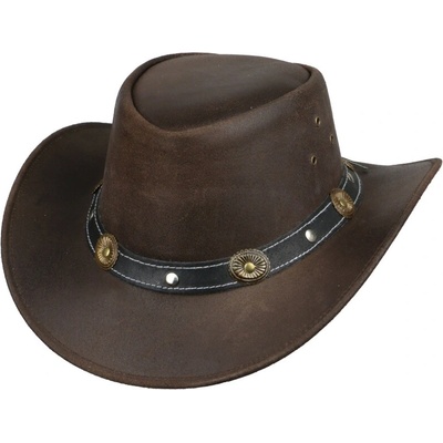 Scippis Kids Hat kožený hnědý