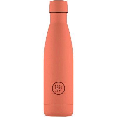Cool Bottles Termofľaša 500 ml lososová čierna