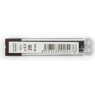 KOH-I-NOOR Tuhy do mikrotužky B2 4152 0,5mm 12 ks