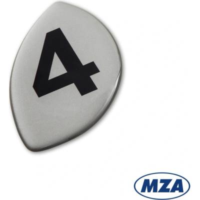 Nálepka krytu spojky "4", 3D (MZA) - Simson