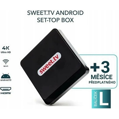 Sweet.TV CZ Android TV BOX + 3M balíček L