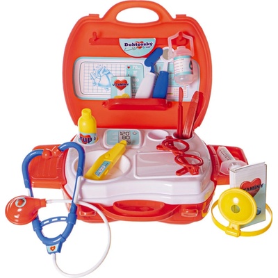 Teddies Sada doktor/lékař plast v plastovém kufříku