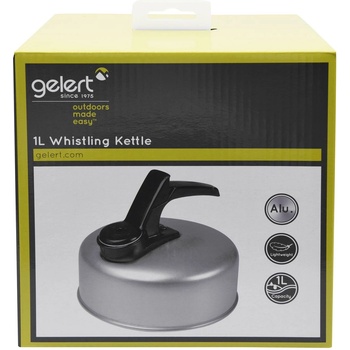 Image 1 of Gelert 1L Whistling Kettle - Silver