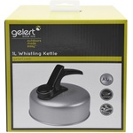 Gelert 1L Whistling Kettle - Silver