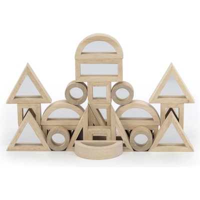 Viga Toys Конструктор от дървени блокчета Viga, 24 части (44562)