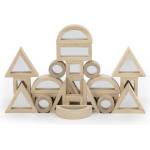 Viga Toys Конструктор от дървени блокчета Viga, 24 части (44562)