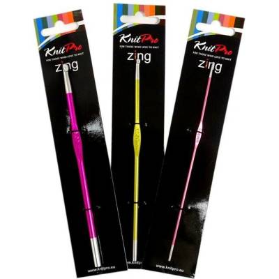Kovový háček KnitPro Zing 15 cm