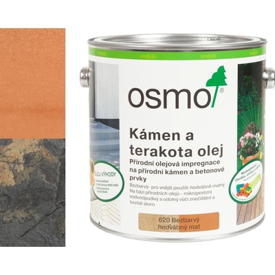 Osmo 620 - Olej Na Kameň A Terakotu Bezfarebný - hodvábny lesk 2,5 l