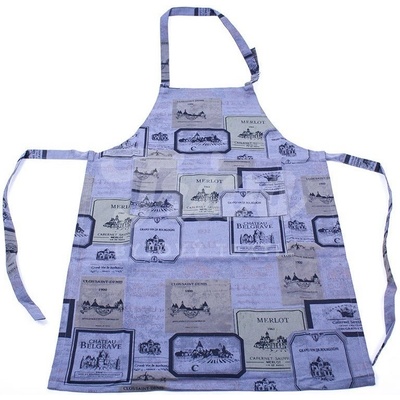 BO-MA Zástěra Merlot šedá