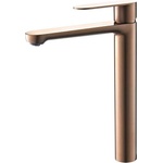 Inter Ceramic Стоящ смесител за умивалник Верона ICF 111321 BRUSH ROSE GOLD, неръждаема стомана, розово злато, 30.4x21.6см (111321 BRUSH ROSE GOLD)