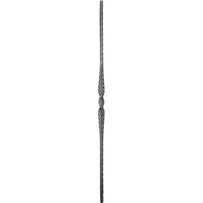 PSG Zdobená tyč pre kované ploty, brány a zábradlia 22.004, 900 mm, pr.12x12 mm