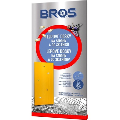 Bros Lepové desky na stromy a do skleníku 10 ks