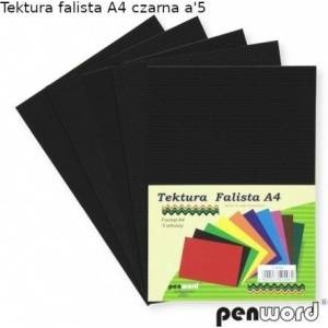 Penword A4 corrugated cardboard black 5pcs