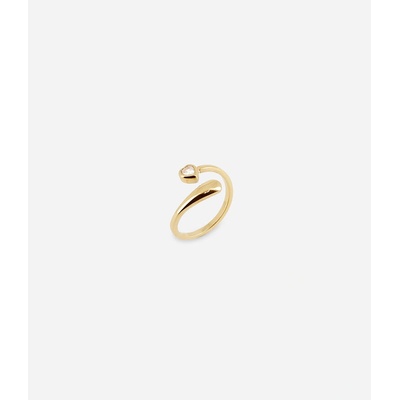 ZAG Bijoux Oceľový prsteň so srdiečkom SRR24499 01WHT