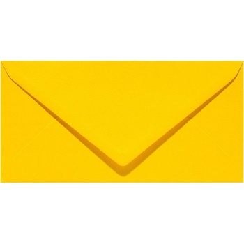 Плик цветен риб DL 110x220 mm 50 бр. Жълт (DL 110)