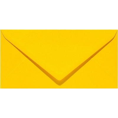 Плик цветен риб DL 110x220 mm 50 бр. Жълт (DL 110)