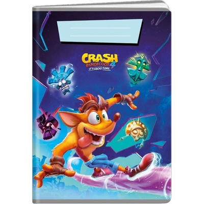 Argus Školský zošit A4 Crash Bandicoot 444