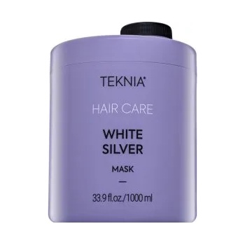 Lakmé Teknia White Silver Mask Неутрализираща маска за платинено руса и сива коса 1000 ml