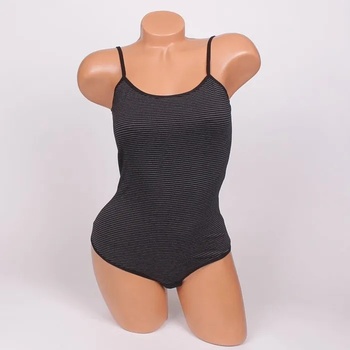 Image 1 of Дамско боди бикина с тънка презрамка райе