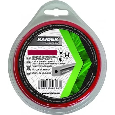 Raider Корда за моторна коса, квадратна, усилена, 4.5мм, 5м, raider 110286