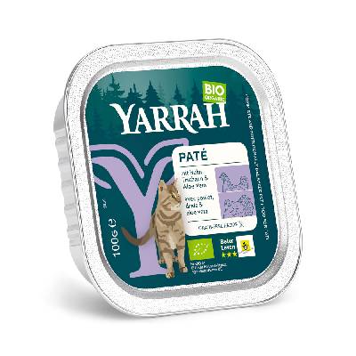 Výhodné balenie Yarrah Bio 12 x 100 g - mix Paté (2 druhy)