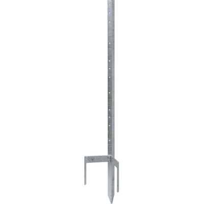 Univerzální kovový U-sloupek pro elektrický ohradník, pozinkovaný, délka 167 cm