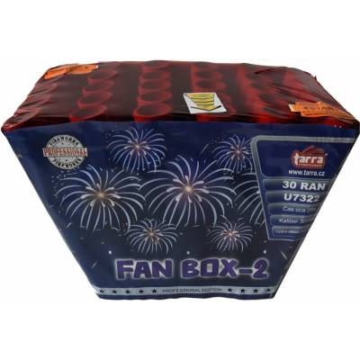 Ohňostroj Baterie výmetnic FAN BOX 2 30 ran 4 1 TARRA U7322