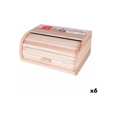 Quttin Кутия за Хляб Quttin Обзавеждане Решетъчни щори Дървен 37, 5 x 26, 5 x 16 cm (6 броя)
