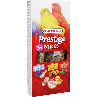 Versele-Laga Prestige Sticks tyčinky pro kanáry mix 90 g