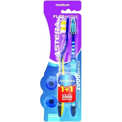 Четка за зъби ASTERA FLEX ACTIVE 1+1 medium (A-3090-000147_1)