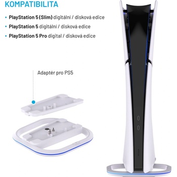 FIXED Stojánek pro PS5 a PS5 (Slim) FIXPS5-ST-WH