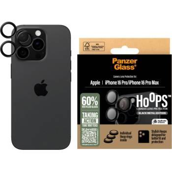 Panzer Протектор за камера PanzerGlass - Hoops Black, iPhone 16 Pro/16 Pro Max (5715685003011)