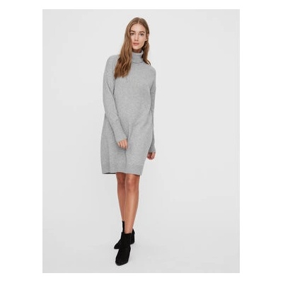 Vero Moda svetrové šaty Brilliant šedé