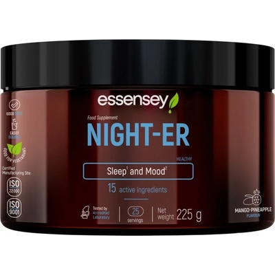 Essensey NIGHT-ER | Sleep & Mood with 15 Ingredients [225 грама] Ананас и Манго