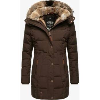 Marikoo LIEBLINGS JACKE дамско зимно яке с качулка, тъмнокафяво (M-W-316-LIEBLINGS-JACKE-darkbrown-827)