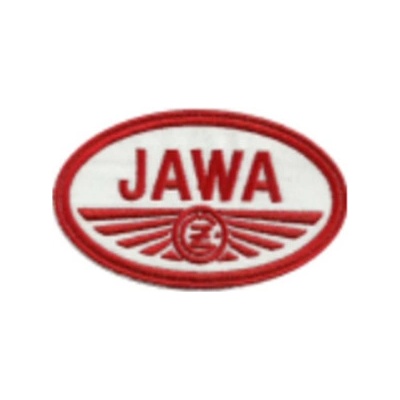 Nášivka JAWA - biela