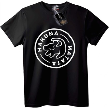 NOONEBRAND Тениска Hakuna Matata Лъв - XL, Black