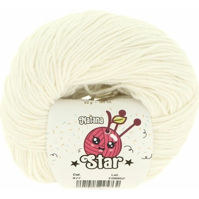 Natana Cherry Star 077 smotanová biela