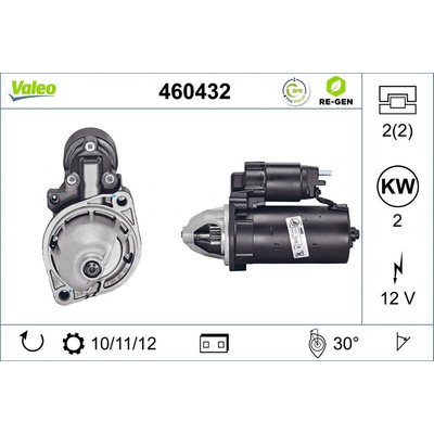 Štartér VALEO RE-GEN REMANUFACTURED 460432