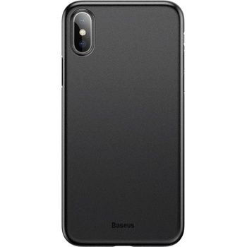 Baseus Тънък Калъф за iPhone XS Max, BASEUS Wing Case, Черен (WIAPIPH65-EA1)