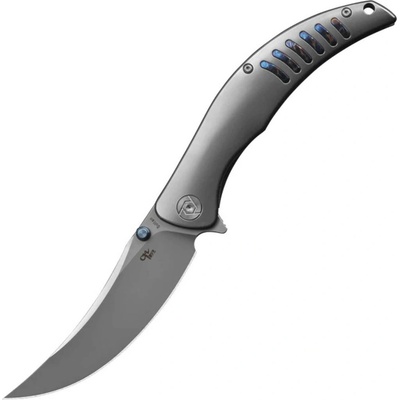 CH knives SULTAN - M390 bead blast finish with silver Ti handle