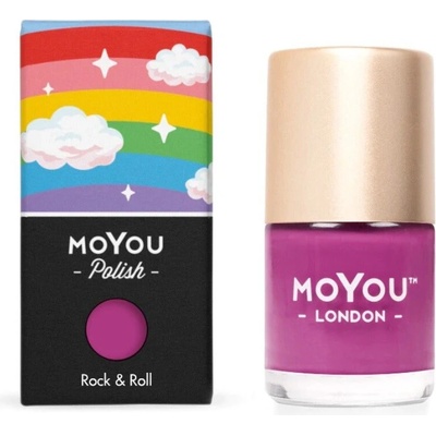 MoYou Razítkovací lak na nehty Rock & Roll 9 ml