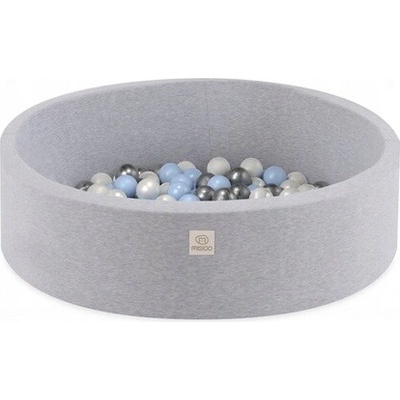 Misioo bazén s míčky Smart 90 x 30 cm světle šedý + 200 míčků – Hledejceny.cz