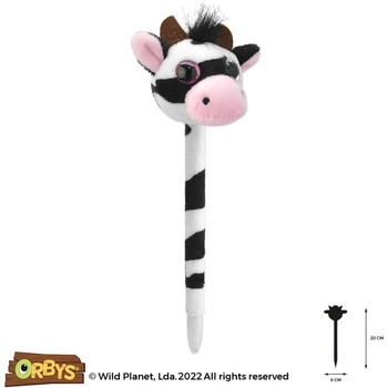 Wild Planet Плюшена химикалка, Кравичка 20см Wild Planet (K8408)