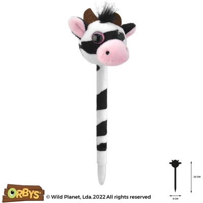 Wild Planet Плюшена химикалка, Кравичка 20см Wild Planet (K8408)