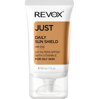 Revox B77 Just Daily Sun Shield витамин Е слънцезащита слънцезащитен крем за лице и шия SPF 50+ 30 мл